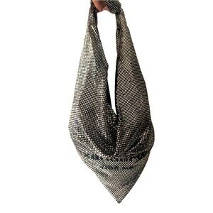 Alexander Wang Silver Metal Scarf Bag